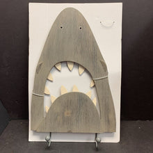 Load image into Gallery viewer, Wooden Shark w/Hooks Coat Rack (NEW)
