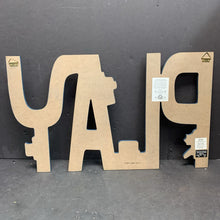 Load image into Gallery viewer, Wooden "Play" Car Road Sign
