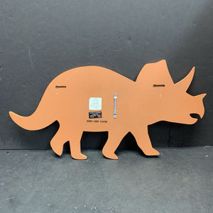 Wooden Triceratops Dinosaur Sign