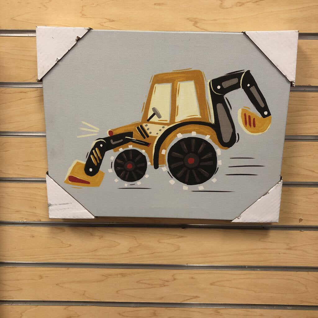 Construction Bulldozer Canvas (NEW)