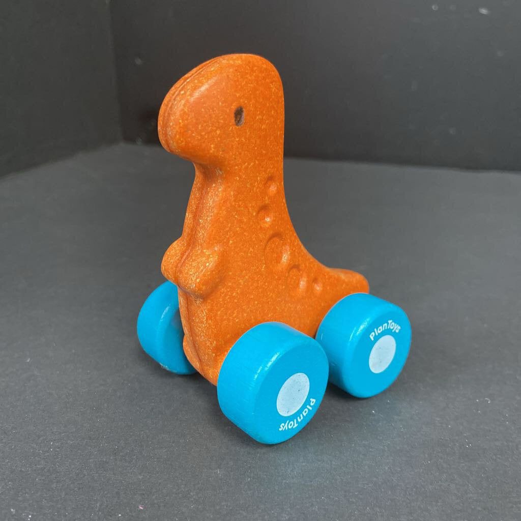 Wooden Dinosaur Car