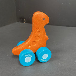 Wooden Dinosaur Car