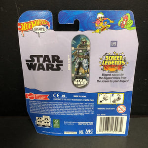 Star Wars Boba Fett Mini Skateboard w/Shoes (NEW)