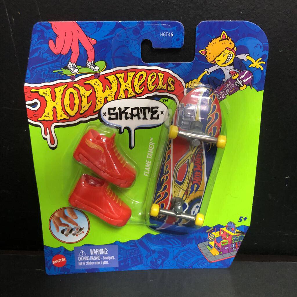 Flame Tamer Mini Skateboard w/Shoes (NEW)