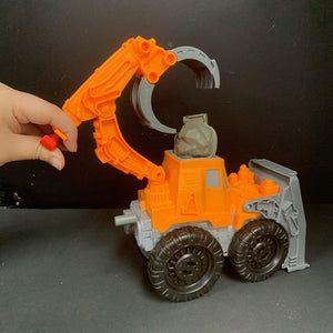 Wheels Construction Front Loader w/Boulder