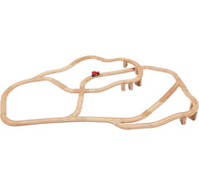 Load image into Gallery viewer, 65pc Wooden Train Tracks Set (NEW)

