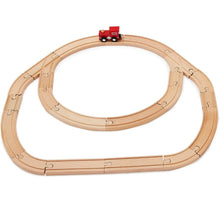Load image into Gallery viewer, 65pc Wooden Train Tracks Set (NEW)
