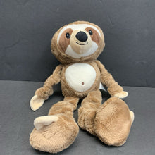 Load image into Gallery viewer, Stretchy Rattle Sloth Nursery Plush
