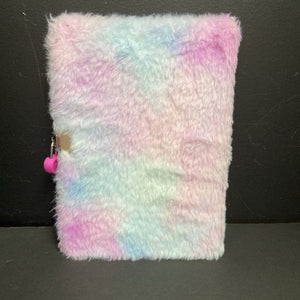 Cat Fuzzy Diary w/Lock & Keys