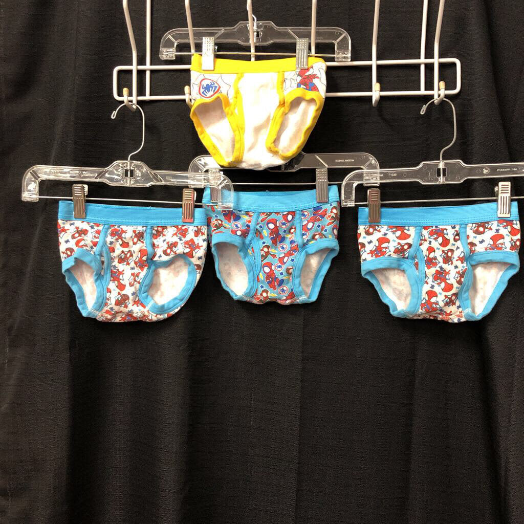 Boys 4pk Spiderman Boxer Briefs