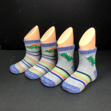 Load image into Gallery viewer, Boys 2pk Dinosaur Socks
