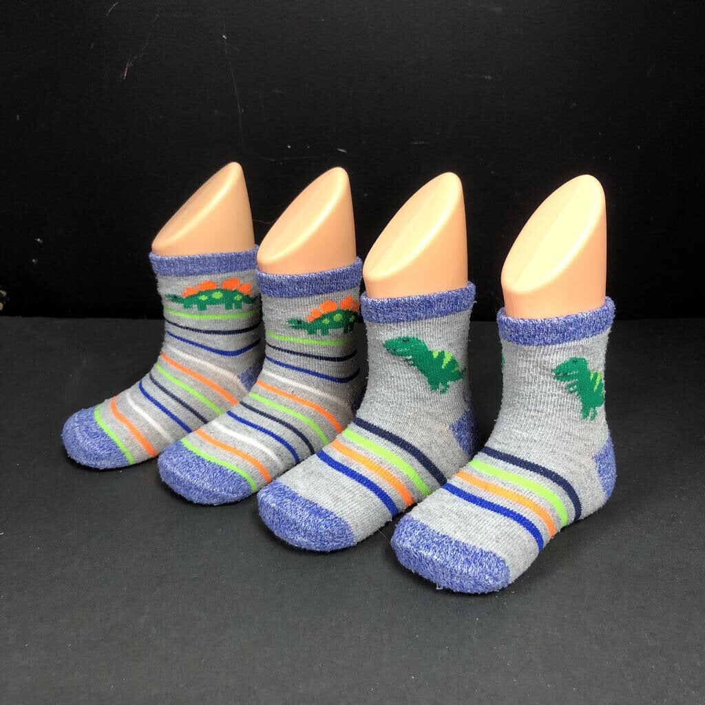 Boys 2pk Dinosaur Socks