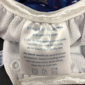 Ocean Creatures Swim Diaper Cover (Beau & Belle)