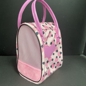 Polka Dot Heart Pet Carrying Bag
