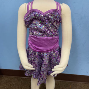 Girls 2pc Sequin Dance Outfit