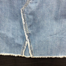 Load image into Gallery viewer, Raw Hem Denim Mini Skirt
