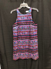 Load image into Gallery viewer, Striped Geometric Sequin Mini Shift Dress
