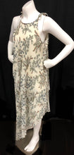 Load image into Gallery viewer, Tiered Asymmetrical Pleated Floral Dress
