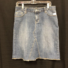 Load image into Gallery viewer, Knee-Length Denim Skirt
