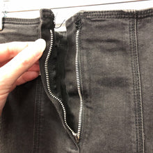 Load image into Gallery viewer, Studded Knee-Length Denim Skirt
