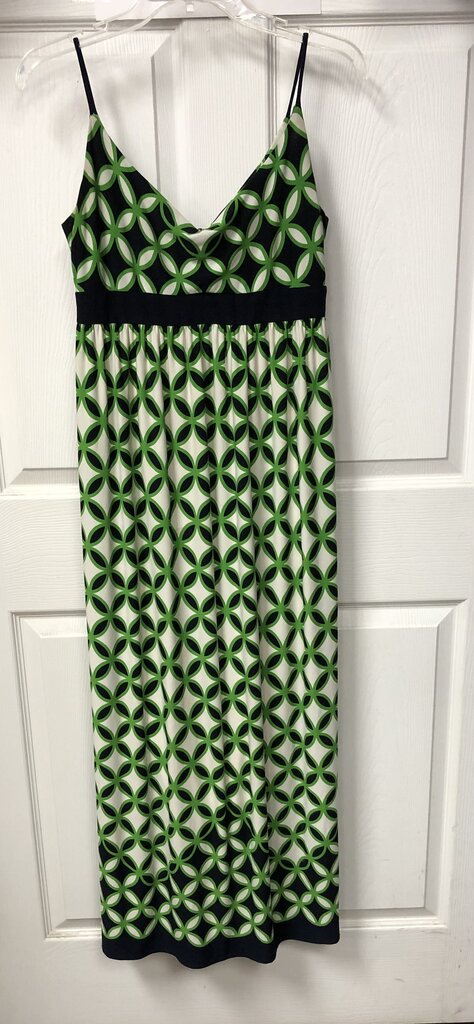 Jersey Geometric Maxi Dress