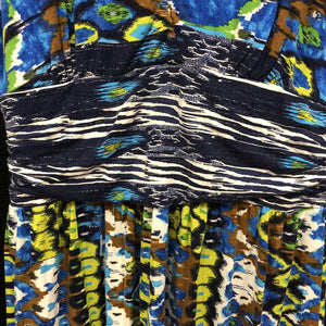 Abstract Print Maxi Dress