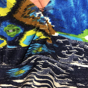 Abstract Print Maxi Dress