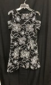Floral Cold Shoulder A-Line Dress (NEW) (Signature by Robbie Bee)