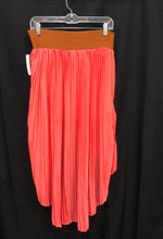 Load image into Gallery viewer, Pleated &amp; Belted Accordion High-Low Skirt
