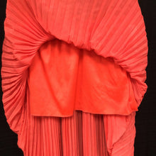 Load image into Gallery viewer, Pleated &amp; Belted Accordion High-Low Skirt
