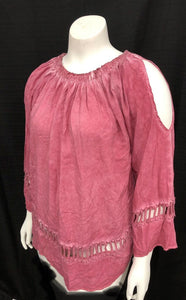 Peasant Bell Sleeve Top (Floral & Ivy)