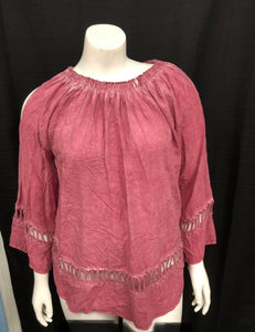 Peasant Bell Sleeve Top (Floral & Ivy)