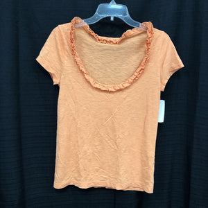 Ruffle Neck Top