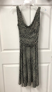 Ruched Draped Neckline Dress (Maggy London)
