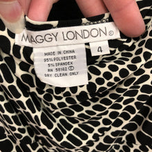 Load image into Gallery viewer, Ruched Draped Neckline Dress (Maggy London)
