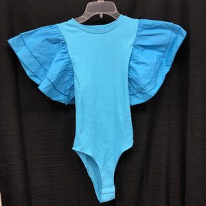 Ruffle Sleeve Chantal Bodysuit (NEW) (Avara)