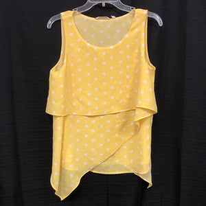 Polka Dot Tiered Top