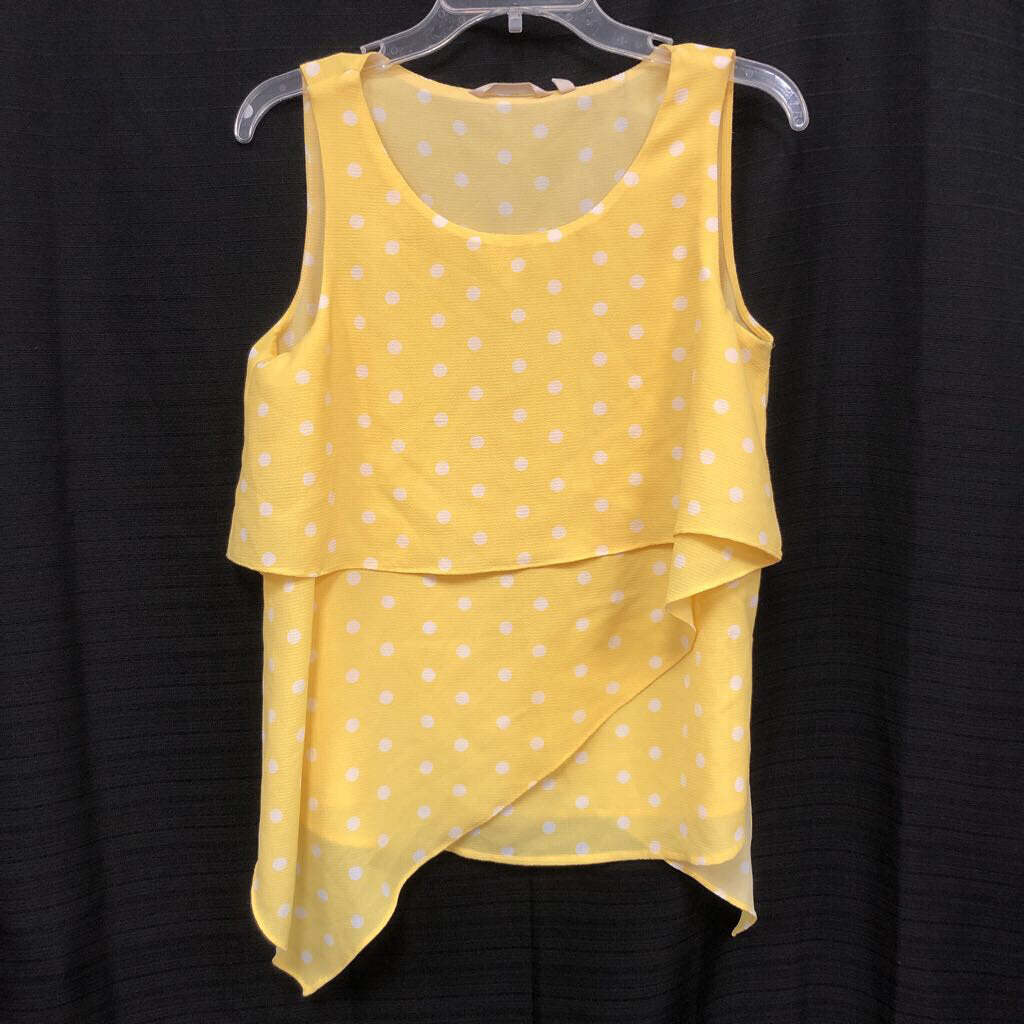 Polka Dot Tiered Top
