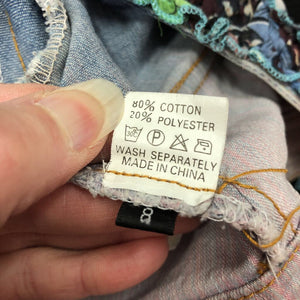 Cropped Embellished Denim Jacket