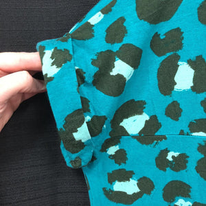 Leah Animal Print Drop SHoulder Cuff Tunic