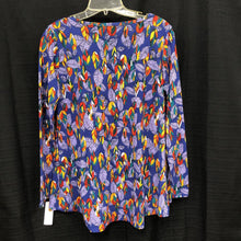 Load image into Gallery viewer, Lynnae Leaf Print Top
