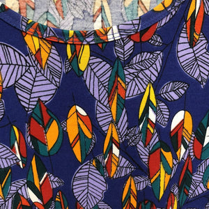 Lynnae Leaf Print Top