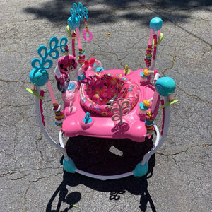 Disney Baby Bright Starts Minnie Mouse Peek-A-Boo Activity Jumper Exersaucer/Jumperoo