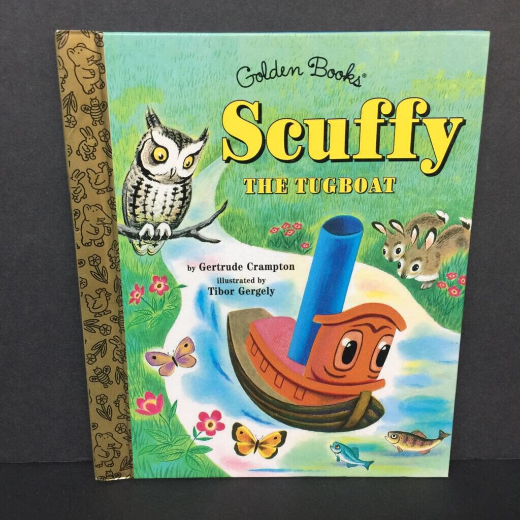 Scuffy the Tugboat (Gertrude Crampton) (Golden Book) -hardcover