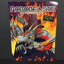 Load image into Gallery viewer, Robobeasts: Paint with Water Book -activity paperback
