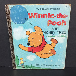 Winnie-the-Pooh: The Honey Tree (Disney Pooh & Friends) (A.A. Milne) (Golden Book, Vintage Collectible 1974) -character hardcover