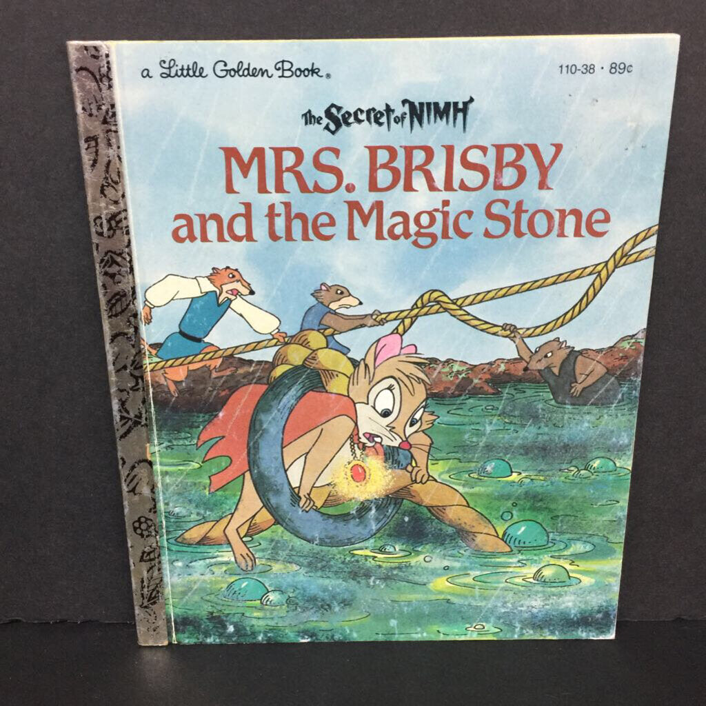 Mrs. Brisby and the Magic Stone (The Secret of Nimh) (Golden Book, Vintage Collectible 1982) (Gina Ingoglia) -character hardcover