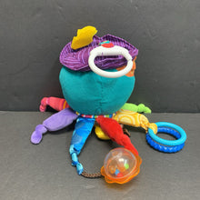 Load image into Gallery viewer, Pirate Octopus Sensory Rattle Attachment Toy
