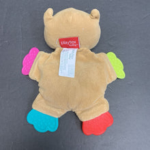 Load image into Gallery viewer, &quot;Whoo Heart&#39;s (love) You?&quot; Owl Crinkle Teether Sensory Toy

