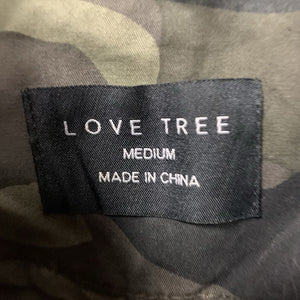 Camo Zip Up Vest (Love Tree)